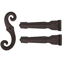 Builders Edge Vinyl Decorative Hinge Kit - Pack of 10