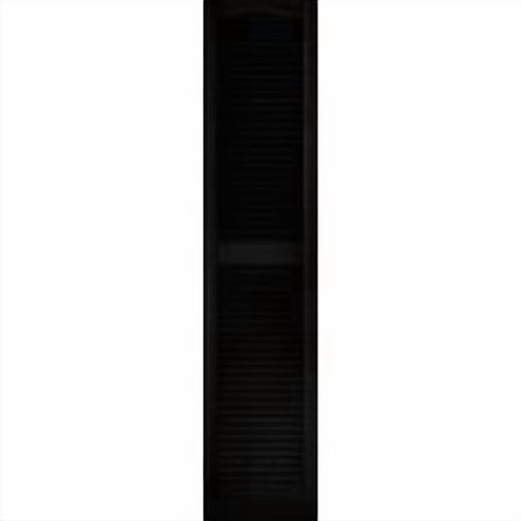 Builders Edge Vinyl Open Louvered Shutter - Pack of 12