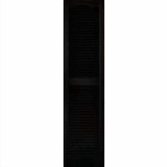Builders Edge Vinyl Open Louvered Shutter - Pack of 2 Bulk Value Case