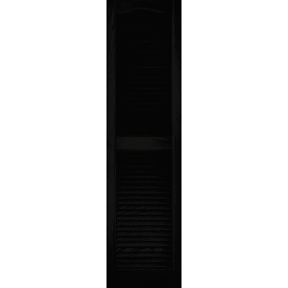 Builders Edge Vinyl Open Louvered Shutter - Pack of 4 Residential Use, Standard Application