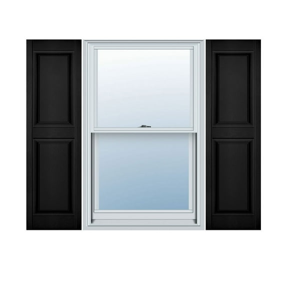 Builders Edge Vinyl Raised Panel Shutter