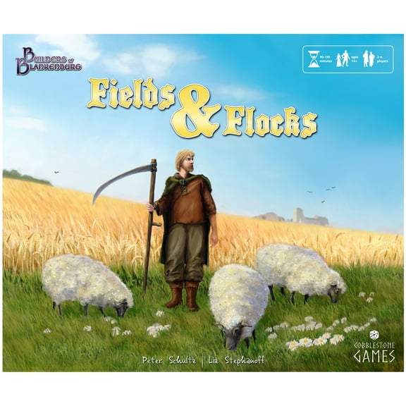 Builders Of Blankenburg: Fields & Flocks Expansion - Worker Placement Board Game, Cobblestone Games, Ages 14+