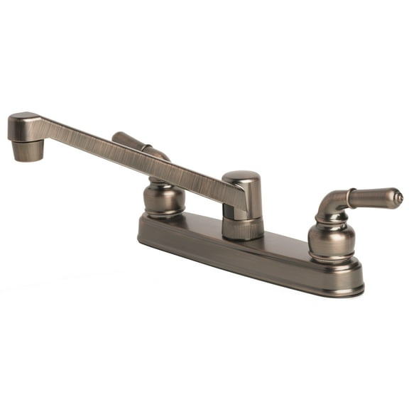Builders Shoppe 1300BZ RV Mobile Home Non-Metallic Swivel Kitchen Faucet Brushed Bronze Finish