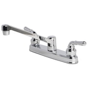 Builders Shoppe 1300CP RV Mobile Home Non-Metallic Swivel Kitchen Faucet Chrome Finish