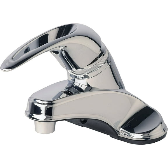 Builders Shoppe 2002CP RV Mobile Home Non-Metallic Centerset Lavatory Faucet Chrome Finish