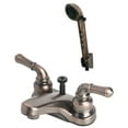 thumbnail image 1 of Builders Shoppe 2009BZ/4120BZ RV/Motorhome Non-Metallic Diverter Lavatory Faucet with Matching Hand Held Shower Set Brushed Bronze Finish, 1 of 3