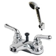thumbnail image 1 of Builders Shoppe 2009CP/4120CP RV/Motorhome Non-Metallic Diverter Lavatory Faucet with Matching Hand Held Shower Set Chrome Finish, 1 of 1
