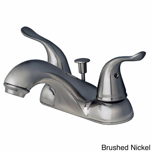 builders shoppe centerset bathroom faucet with drain assembly