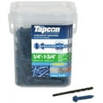 thumbnail image 1 of Tapcon 1/4 x 1-3/4 Inch Blue Hex Head Concrete Anchors, 225 PCS, 1 of 2