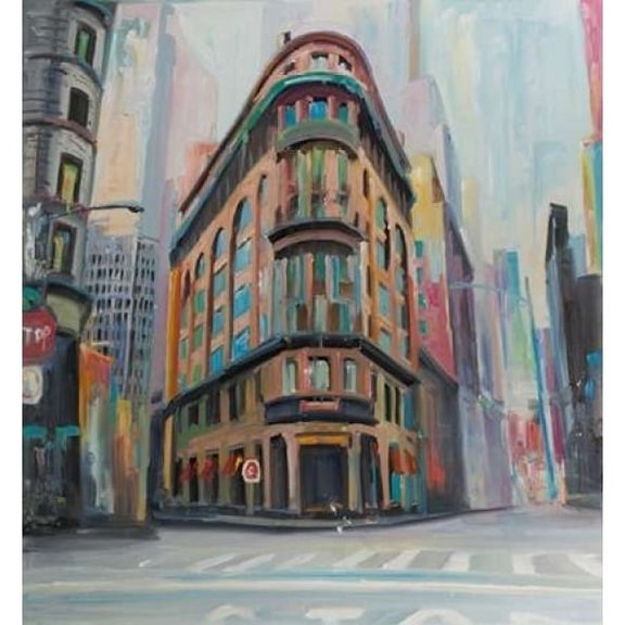 Building Architecture in -York Poster Print by Atelier B Art Studio