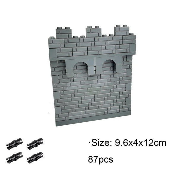 Building Block DIY Fortress Fortification Stronghold Large Fortified Castle educational Bricks Toy For Boy Gift