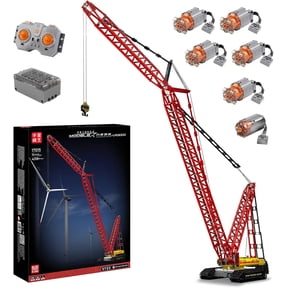 Building Block Kits, Technical Construction Vehicles Cranes Model with Motor/APP Remote Control, Gift for Age 14+/Adult Collections Enthusiasts (4318+ Pieces)
