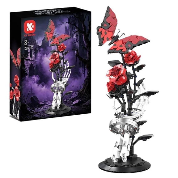 Building Block Model Set, 664Pieces Creative DIY Assembly Toy for Teens & Adults, Home Decor Display Gift with Color Box
