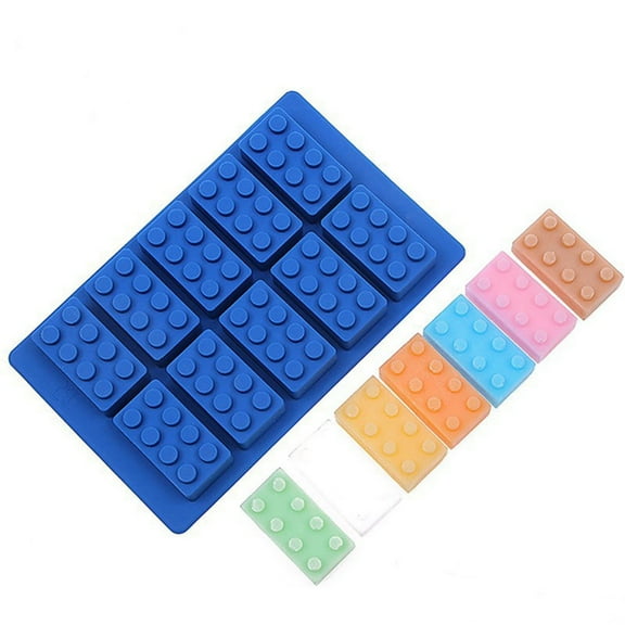 Building Block Mould Fondant Cake Decoration Mold Silicone Diy Baking Tool