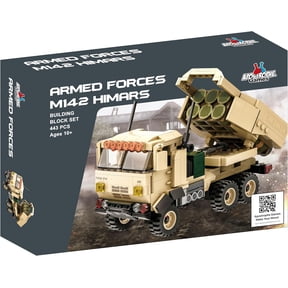 Building Block Set - 443 Pcs - Armed Forces, Military Building Toy Set - Toy for Kids 14 to Adult - High Mobility Artillery Rocket System