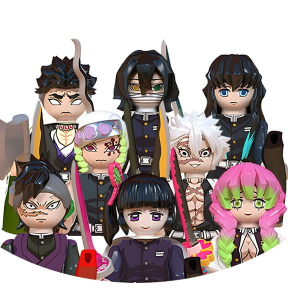 8 PCS Building Blocks Sets Action Figures Anime Figures for Boys Kids Girls or Collectors Fans, Birthday Gift for Children