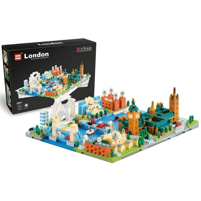 Building Blocks City Street View Building Block Model