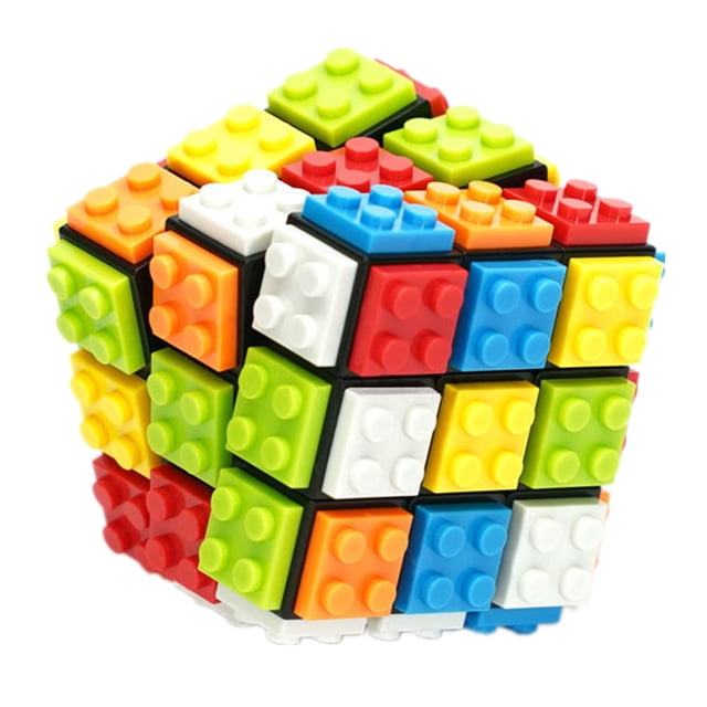 Building Blocks Cube 3x3x3 Puzzle Cube Detachable Professional Magic ...