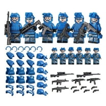 Building Blocks Military MiniFigures Set of 16, Ghosts, SWAT, Special Forces Action Figures Sets Building Blocks Toys, Military Toys for Fans Kids Age 4 