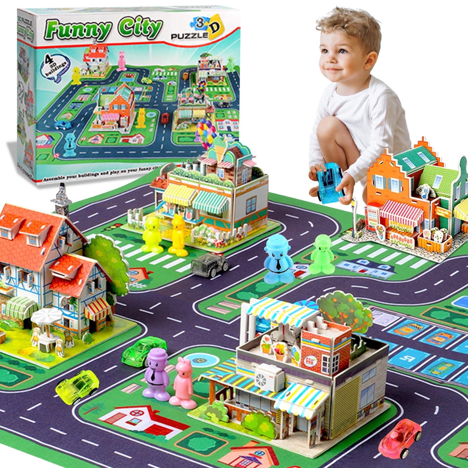 syenll Building Blocks Set, DIY City Construction Toy, Educational ...