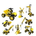 thumbnail image 1 of Building Blocks Toys 8 in 1 Engineering Construction Set, 100 Pcs DIY Creative Building Kit with Nuts and Bolts, Educational STEM Learning Model Building Assembly Toys for 5+ 6+ 7+ 8+ 9+ Years Old, 1 of 9