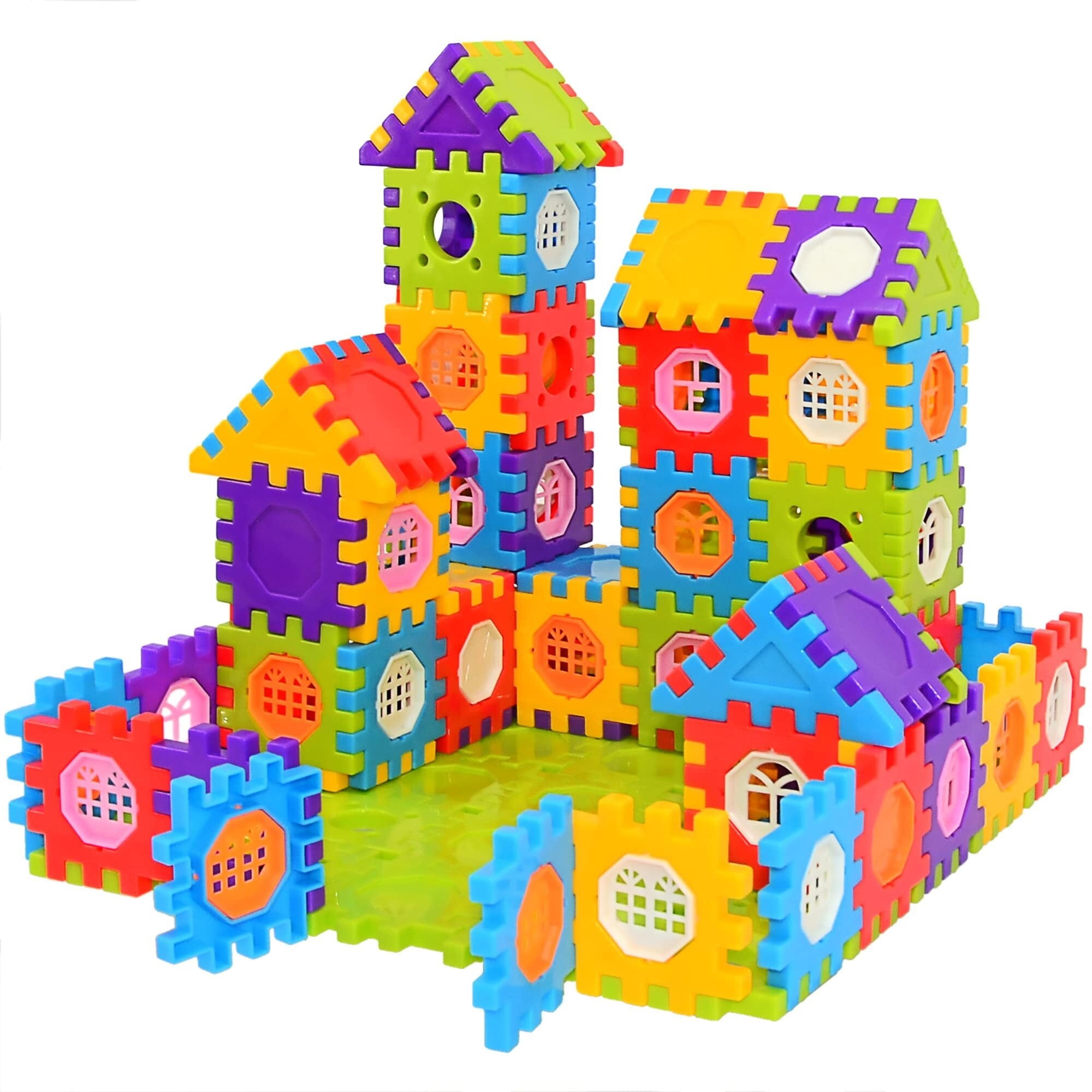 Building Blocks for Toddlers & Kids 210 Pcs Toy Building Sets  STEM Building Toys Interlocking Building Blocks for Toddlers and Kids