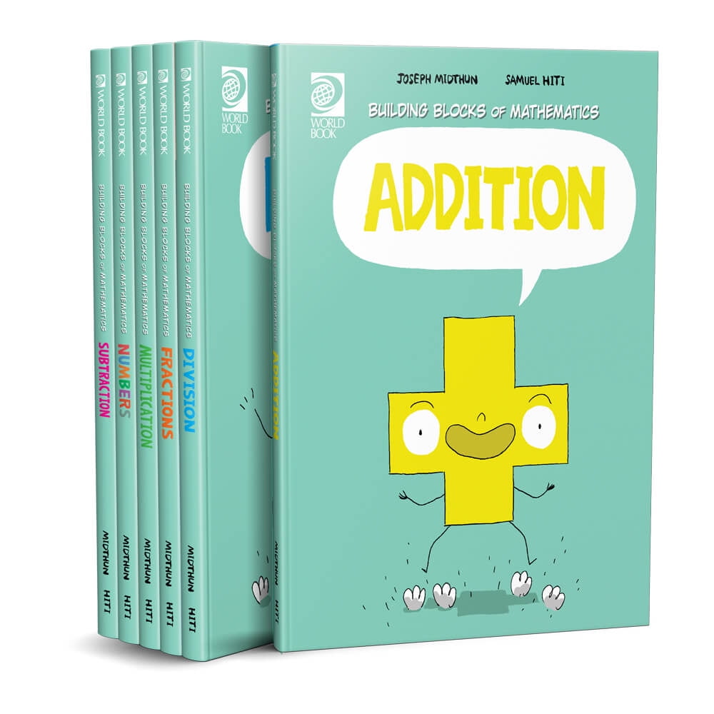 Building Blocks of Mathematics by World Book (6-Book Hardcover Set)