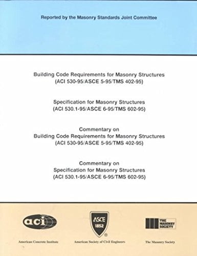 Pre-Owned Building Code Requirements for Masonry Structures (ACI 530-95 ...