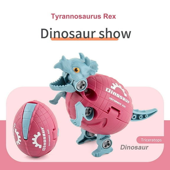 Building Construction Toys Dinosaur Toy Form Block Educational Deformed Dinosaur Playset for Learning Adventure
