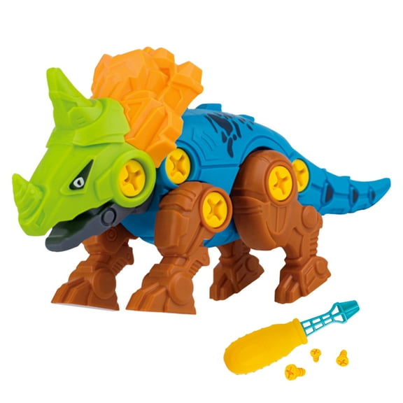 Building & Construction Toys Educational 4 Pack Plus Size Take Apart Dinosaur Building Set for s Learn Assembly and DIY Dinosaur Robot Craft