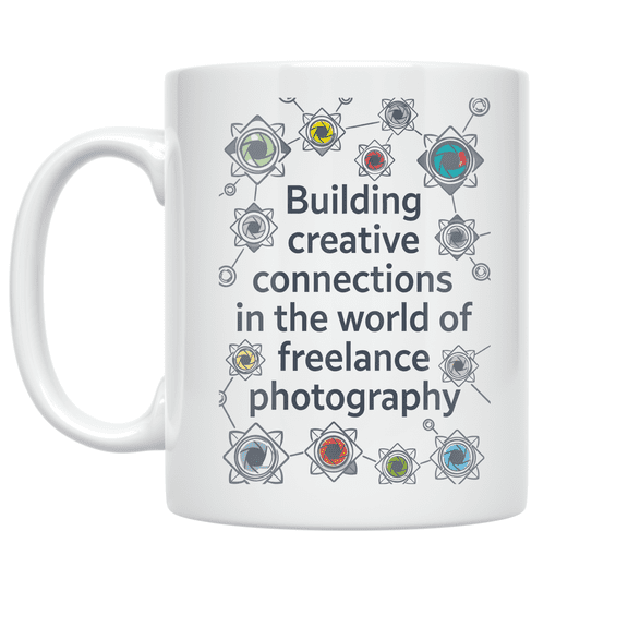 Building Creative Connections in Freelance Photography - Photography Enthusiast - 11 oz Ceramic Coffee Mug