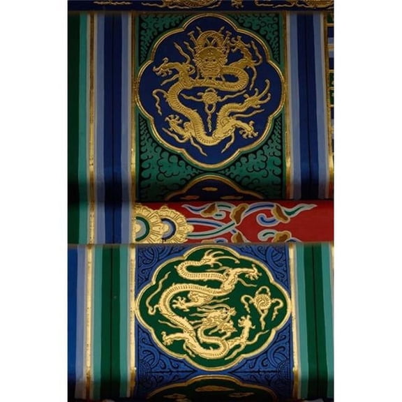 Building Detail Forbidden City National Palace Museum Beijing China Poster Print by Pete Oxford Danitadelimont