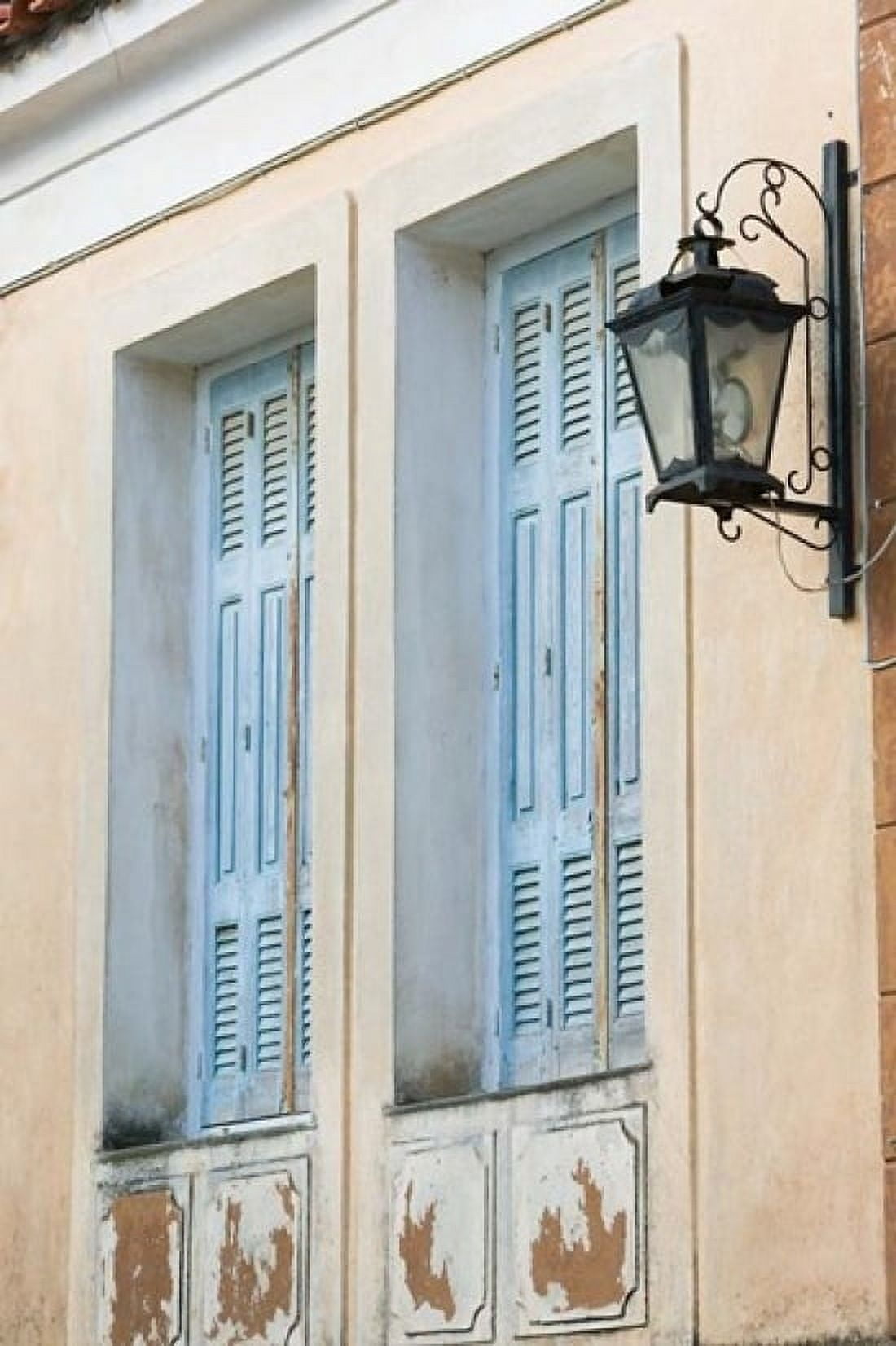 Building Detail Manolates Samos Aegean Islands Greece Canvas Art - Walter Bibikow DanitaDelimont (24 x 36)