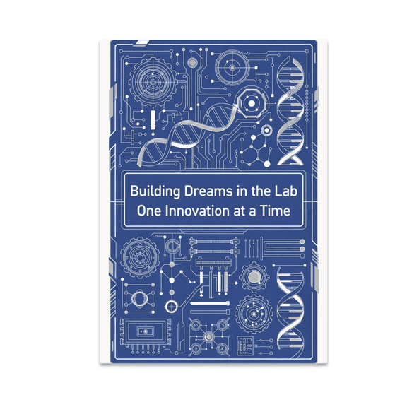 Building Dreams in the Lab - Science Engineering Art - 13x19 Poster Print