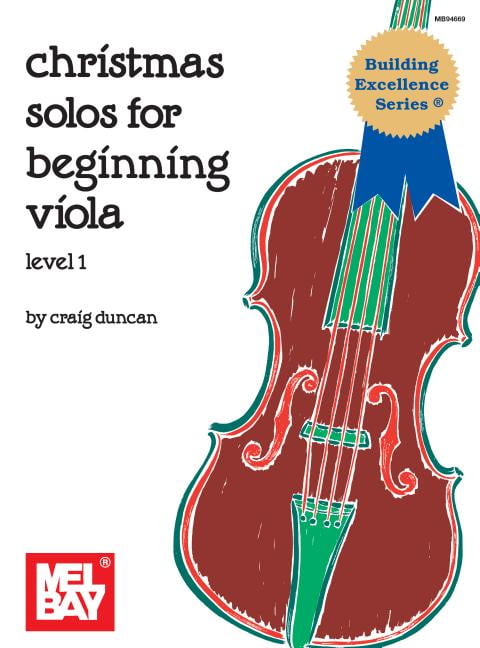 Building Excellence Series: Christmas Solos for Beginning Viola: Level 1 (Other)