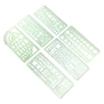 thumbnail image 1 of Green Geometric Drawing Template Ruler for Building Formwork Measurement and Precision Drafting Tool, 1 of 8