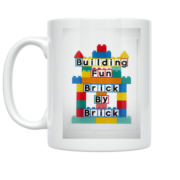 Building Fun Brick By Brick - Creative Play Enthusiast - 11 oz Ceramic Coffee Mug