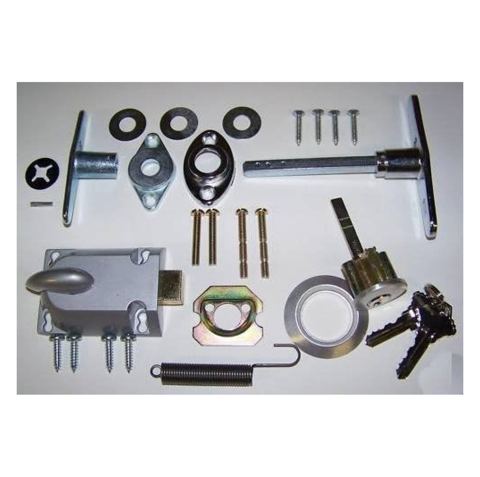 Building & Hardware Garage Door Lock Cylinder& T Handle Kit - Walmart.com