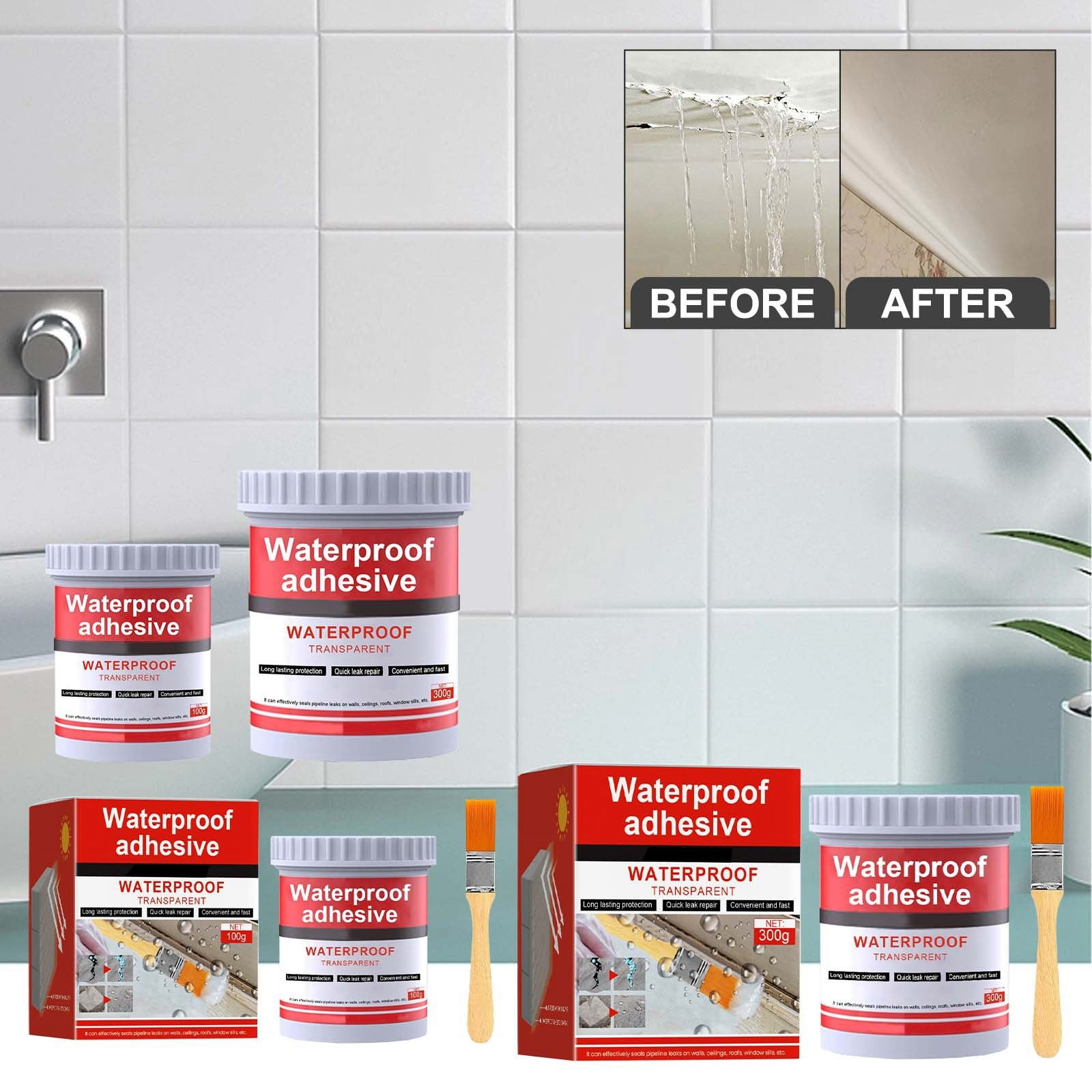Building Leakage Prevention Transparent Adhesive Ideal For All Your