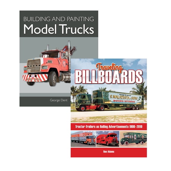 Building Model Trucks & Traveling Billboards 2 Book Set