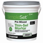 Building Products CTTSG1-2 1 Gallon Thin Set Mortar, Gray