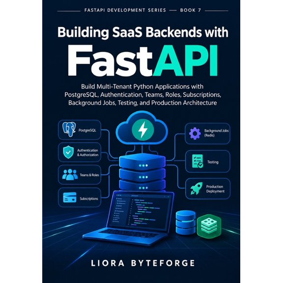 Building SaaS Backends with FastAPI: Build Multi-Tenant Python Applications with PostgreSQL, Authentication, Teams, Role, (Paperback)