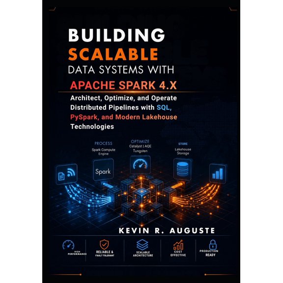 Building Scalable Data Systems with Apache Spark 4.x: Architect, Optimize, and Operate Distributed Pipelines with SQL, P, (Paperback)