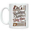 thumbnail image 1 of Building Since Day One - Carpenter Enthusiast - 11 oz Ceramic Coffee Mug, 1 of 3