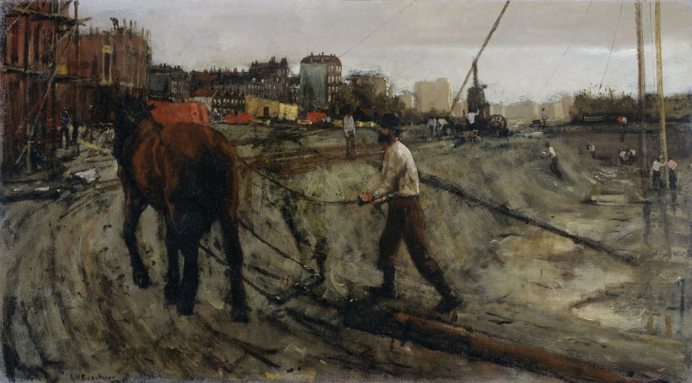 Building Site Canvas Art - (36 x 24)
