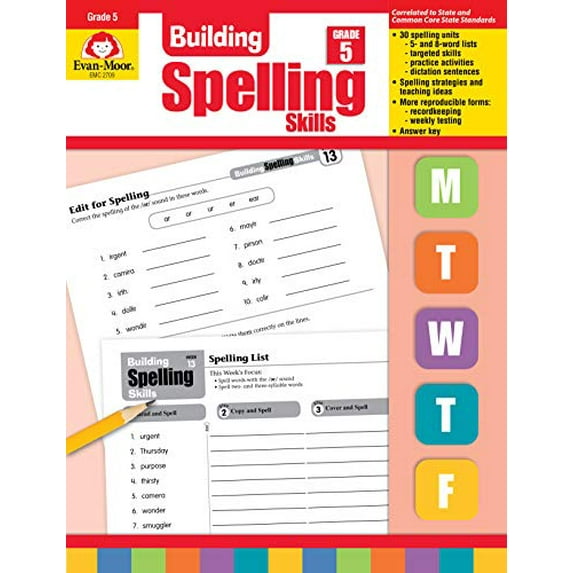 Pre-Owned Building Spelling Skills, Grade 5 Teacher Edition (Paperback) 1557998434 9781557998439