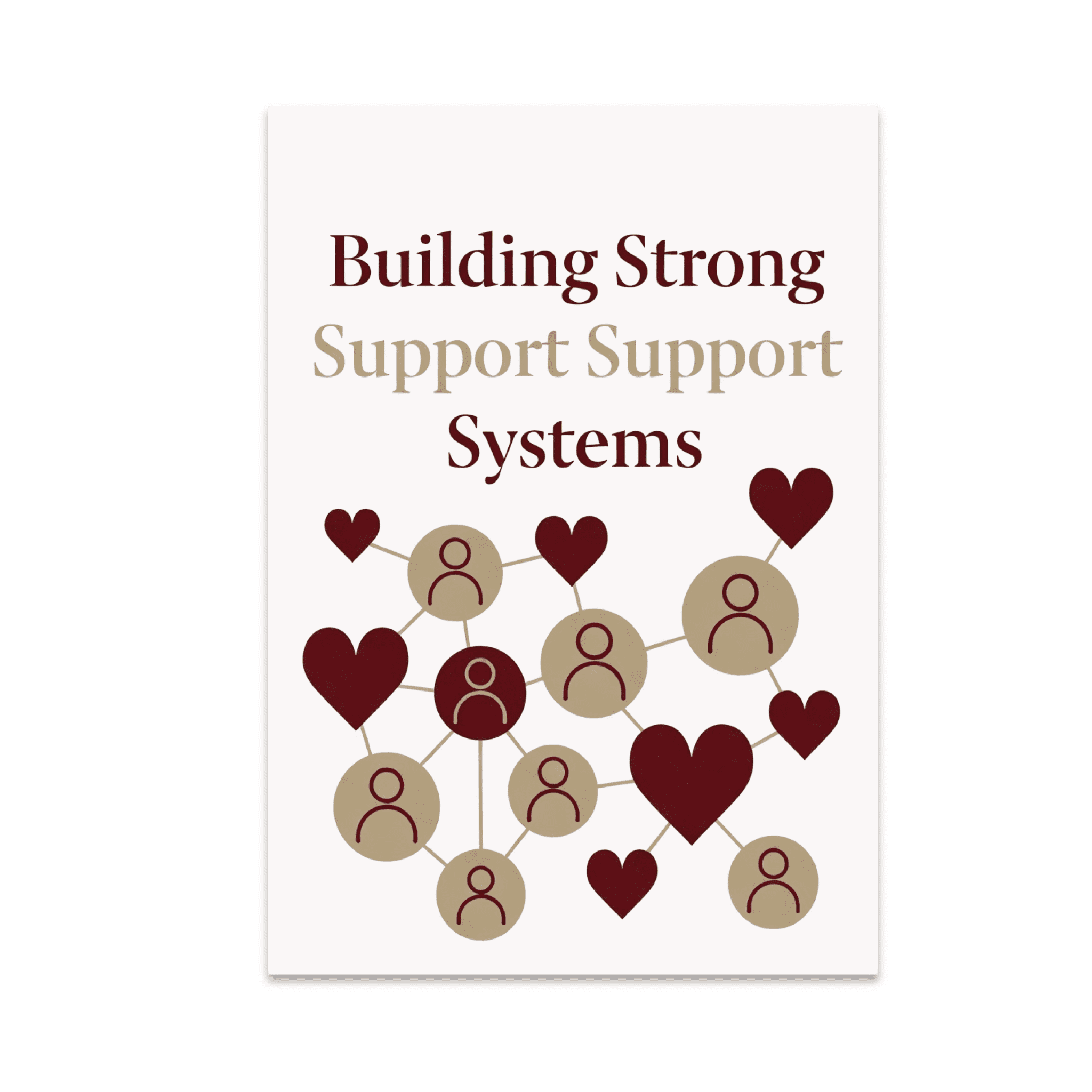 Building Strong Support Systems Wall Art - Social Worker - 13x19 Poster ...