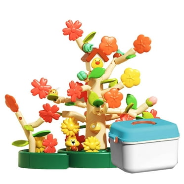 Building Toys | Flower Garden Toy Set,STEM Educational Building Block Toy Game for Kids, Girls, Boys