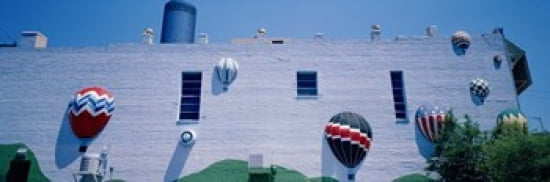 Building With Balloon Decorations Louisville Kentucky USA Canvas Art - Panoramic Images (36 x 12)
