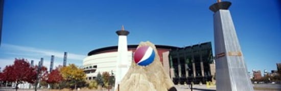 Building in a city Pepsi Center Denver Denver County Colorado USA Canvas Art - Panoramic Images (36 x 12)
